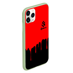 Чехол iPhone 11 Pro матовый Sabaton, цвет: 3D-салатовый — фото 2