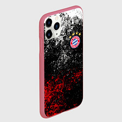 Чехол iPhone 11 Pro матовый BAYERN MUNCHEN, цвет: 3D-малиновый — фото 2