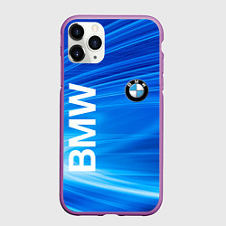Чехол iPhone 11 Pro матовый BMW, цвет: 3D-фиолетовый