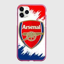 Чехол iPhone 11 Pro матовый ARSENAL, цвет: 3D-малиновый