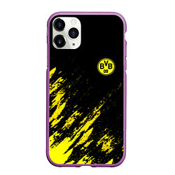 Чехол iPhone 11 Pro матовый BORUSSIA, цвет: 3D-фиолетовый