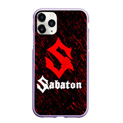 Чехол iPhone 11 Pro матовый Sabaton, цвет: 3D-светло-сиреневый