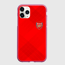 Чехол iPhone 11 Pro матовый ARSENAL, цвет: 3D-малиновый