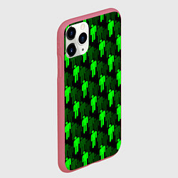 Чехол iPhone 11 Pro матовый BILLIE EILISH, цвет: 3D-малиновый — фото 2