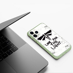 Чехол iPhone 11 Pro матовый THE LAST OF US, цвет: 3D-салатовый — фото 2