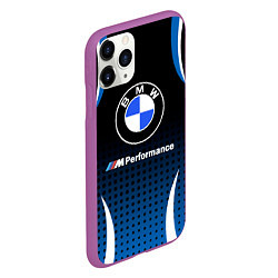 Чехол iPhone 11 Pro матовый BMW, цвет: 3D-фиолетовый — фото 2