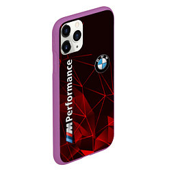 Чехол iPhone 11 Pro матовый BMW, цвет: 3D-фиолетовый — фото 2