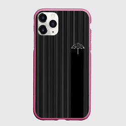 Чехол iPhone 11 Pro матовый The umbrella academy Z, цвет: 3D-малиновый