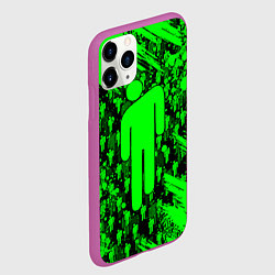 Чехол iPhone 11 Pro матовый BILLIE EILISH, цвет: 3D-фиолетовый — фото 2