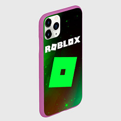 Чехол iPhone 11 Pro матовый ROBLOX РОБЛОКС, цвет: 3D-фиолетовый — фото 2