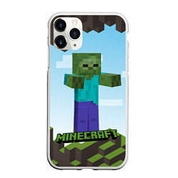 Чехол iPhone 11 Pro матовый Minecraft