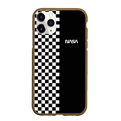 Чехол iPhone 11 Pro матовый NASA, цвет: 3D-коричневый