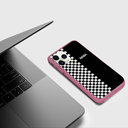 Чехол iPhone 11 Pro матовый NASA, цвет: 3D-малиновый — фото 2