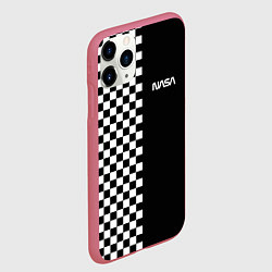 Чехол iPhone 11 Pro матовый NASA, цвет: 3D-малиновый — фото 2