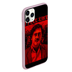 Чехол iPhone 11 Pro матовый I feel Like Escobar, цвет: 3D-розовый — фото 2