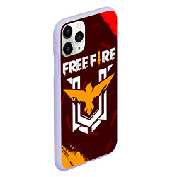 Чехол iPhone 11 Pro матовый FREE FIRE ФРИ ФАЕР, цвет: 3D-светло-сиреневый — фото 2