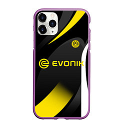 Чехол iPhone 11 Pro матовый BORUSSIA DORTMUND, цвет: 3D-фиолетовый