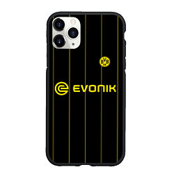 Чехол iPhone 11 Pro матовый BORUSSIA DORTMUND, цвет: 3D-черный