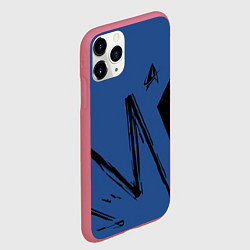 Чехол iPhone 11 Pro матовый Star Trek, цвет: 3D-малиновый — фото 2