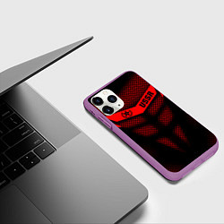 Чехол iPhone 11 Pro матовый Экзоскелет СССР, цвет: 3D-фиолетовый — фото 2