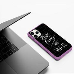 Чехол iPhone 11 Pro матовый PINK FLOYD, цвет: 3D-фиолетовый — фото 2