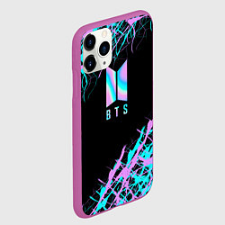 Чехол iPhone 11 Pro матовый BTS, цвет: 3D-фиолетовый — фото 2