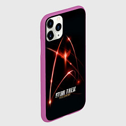 Чехол iPhone 11 Pro матовый Звездный путь, цвет: 3D-фиолетовый — фото 2