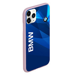 Чехол iPhone 11 Pro матовый BMW, цвет: 3D-розовый — фото 2