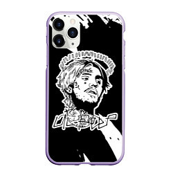 Чехол iPhone 11 Pro матовый Lil Peep, цвет: 3D-светло-сиреневый