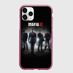 Чехол iPhone 11 Pro матовый Mafia, цвет: 3D-малиновый