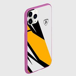 Чехол iPhone 11 Pro матовый Lamborghini, цвет: 3D-фиолетовый — фото 2