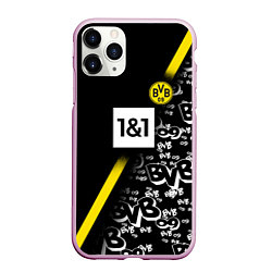 Чехол iPhone 11 Pro матовый Dortmund 20202021 ФОРМА, цвет: 3D-розовый