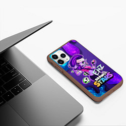 Чехол iPhone 11 Pro матовый Emz Brawl stars ЭМЗ, цвет: 3D-коричневый — фото 2