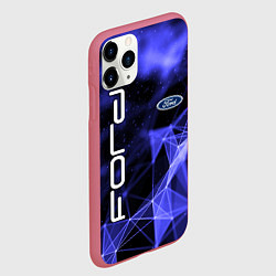 Чехол iPhone 11 Pro матовый FORD, цвет: 3D-малиновый — фото 2