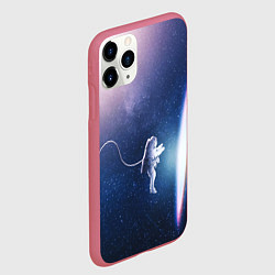 Чехол iPhone 11 Pro матовый В КОСМОСЕ D, цвет: 3D-малиновый — фото 2