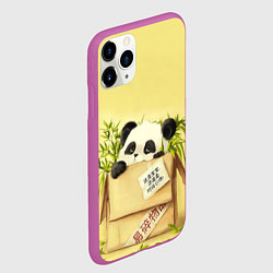 Чехол iPhone 11 Pro матовый Заказывали Панду? ?, цвет: 3D-фиолетовый — фото 2