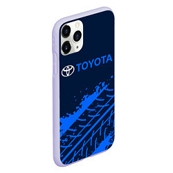 Чехол iPhone 11 Pro матовый TOYOTA ТОЙОТА, цвет: 3D-светло-сиреневый — фото 2