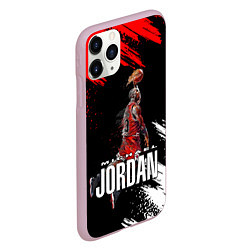 Чехол iPhone 11 Pro матовый MICHAEL JORDAN, цвет: 3D-розовый — фото 2