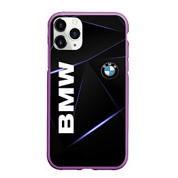 Чехол iPhone 11 Pro матовый BMW, цвет: 3D-фиолетовый