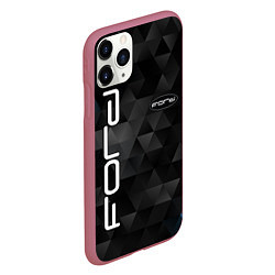 Чехол iPhone 11 Pro матовый FORD, цвет: 3D-малиновый — фото 2