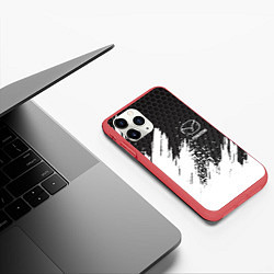 Чехол iPhone 11 Pro матовый MAZDA, цвет: 3D-красный — фото 2