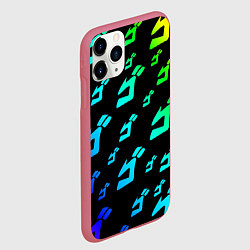 Чехол iPhone 11 Pro матовый JoJo Bizarre Adventure, цвет: 3D-малиновый — фото 2
