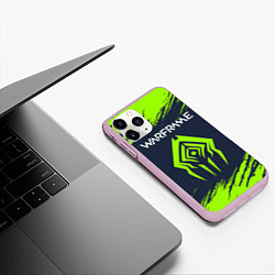 Чехол iPhone 11 Pro матовый WARFRAME ВАРФРЕЙМ, цвет: 3D-розовый — фото 2