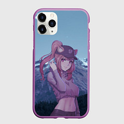 Чехол iPhone 11 Pro матовый Рафталия, цвет: 3D-фиолетовый
