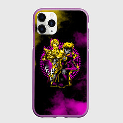 Чехол iPhone 11 Pro матовый JoJo Bizarre Adventure, цвет: 3D-фиолетовый