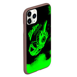 Чехол iPhone 11 Pro матовый JoJo Bizarre Adventure, цвет: 3D-коричневый — фото 2