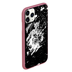 Чехол iPhone 11 Pro матовый JoJo Bizarre Adventure, цвет: 3D-малиновый — фото 2
