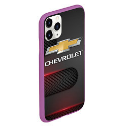 Чехол iPhone 11 Pro матовый CHEVROLET, цвет: 3D-фиолетовый — фото 2