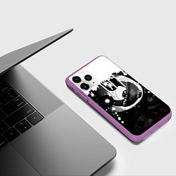 Чехол iPhone 11 Pro матовый Five Nights At Freddys - Puppet, цвет: 3D-фиолетовый — фото 2
