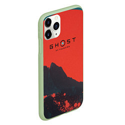 Чехол iPhone 11 Pro матовый Ghost of Tsushima, цвет: 3D-салатовый — фото 2